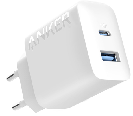 ANKER Charger 20W 2 Ports White