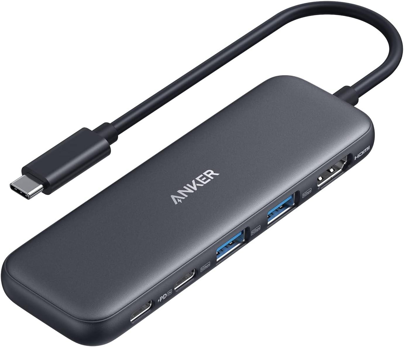 ANKER 332 USB-CHub (5-in-1) - Black