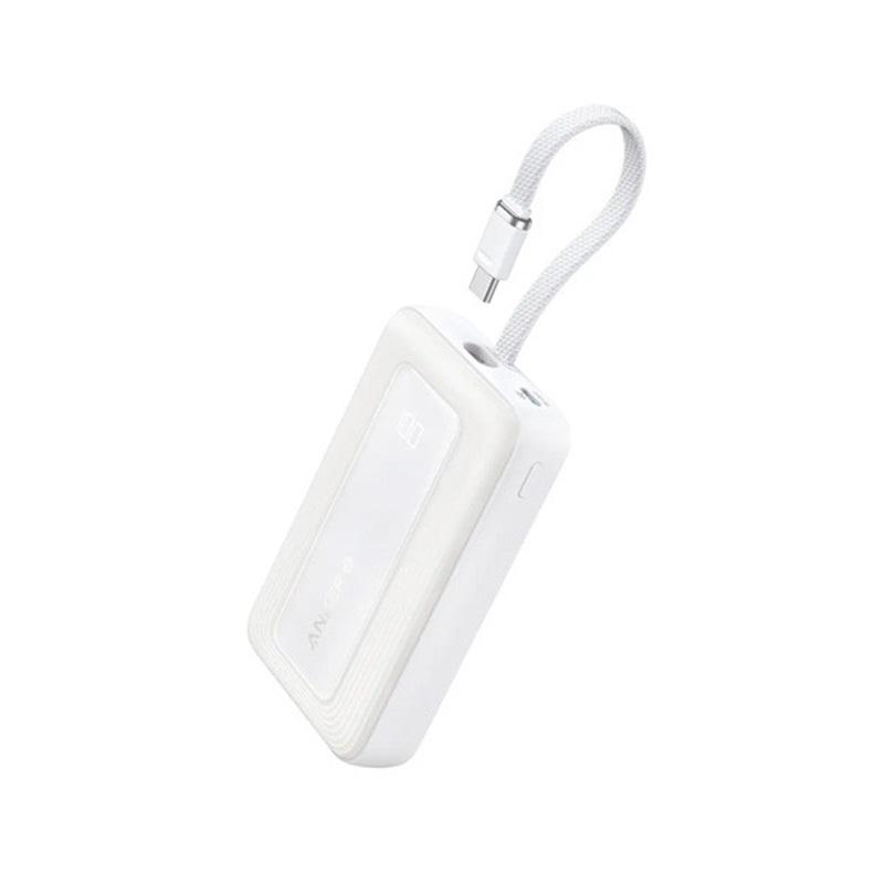 ANKER PowerBank (10K, 30W, Built-In USB-C) - White