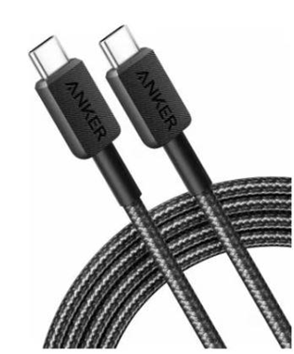 ANKER USB-C to USB-C 6ft 240W Braided Black
