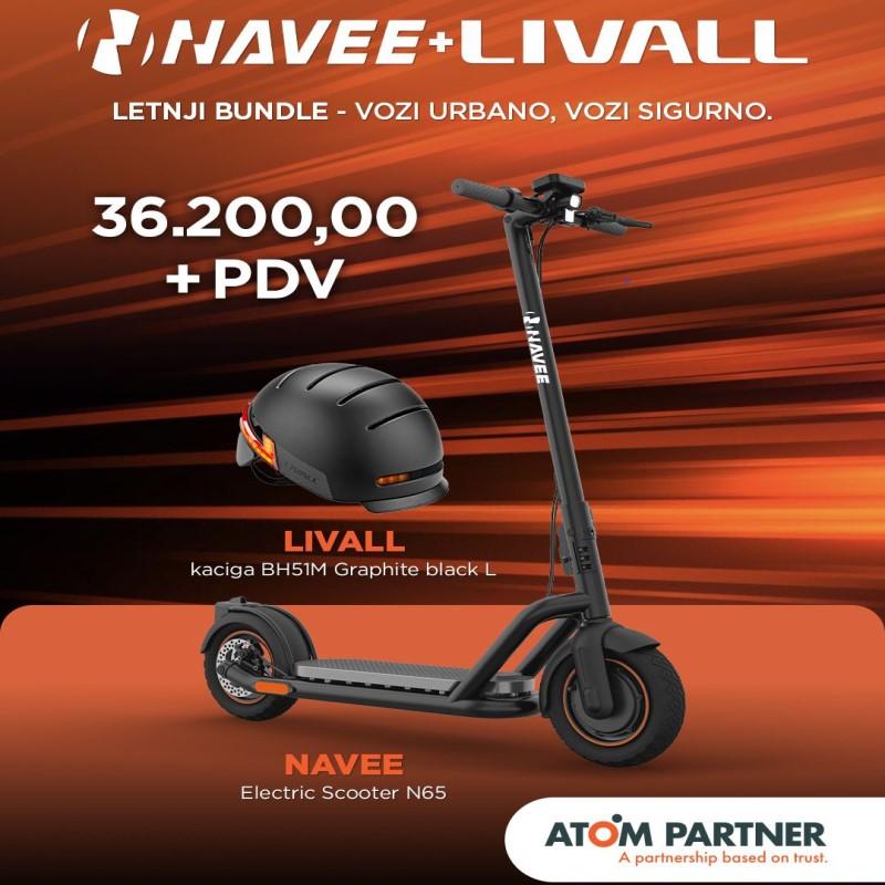 El. Trotinet Navee N65 + Livall BH51M