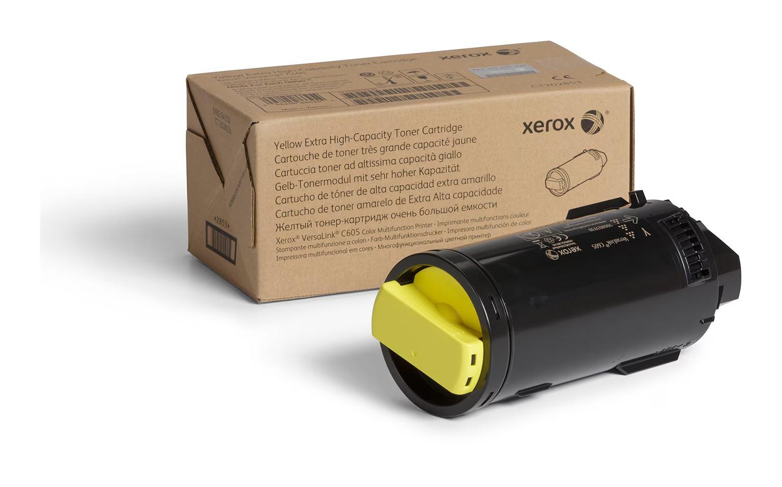 XEROX 106R03938 YELLOW TONER VL C605